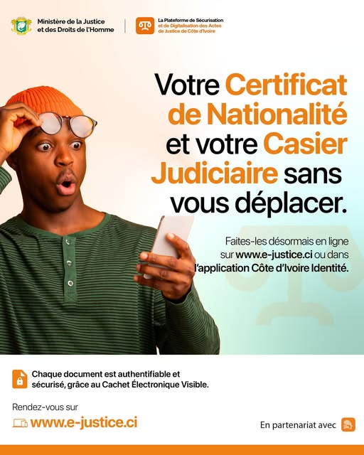 Côte d’Ivoire : Le E‑Justice, un gain de temps et d’argent pour les candidats aux concours