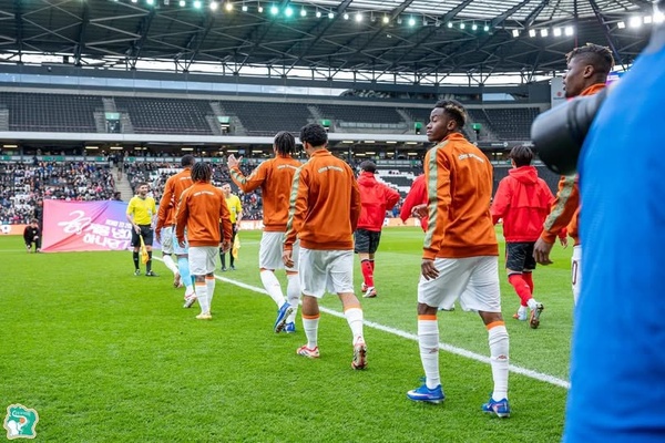 La Côte d'Ivoire a battu l'Ecosse sur le score de 1-0 La Côte d'Ivoire a battu l'Ecosse sur le score de 1-0