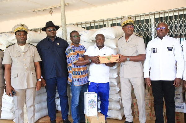 Une remise marquée par la présence des cadres du département de Prikro.