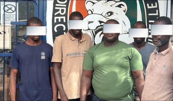 Cinq suspects, âgés de 35 à 47 ans, ont été interpellés et placés en détention. Cinq suspects, âgés de 35 à 47 ans, ont été interpellés et placés en détention.