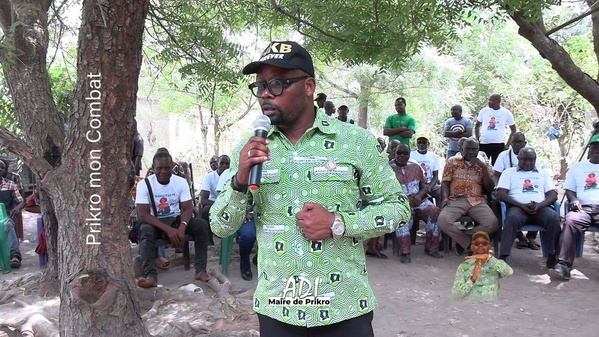 Isac Adi, Maire de Prikro. Isac Adi, Maire de Prikro.