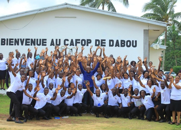 Les étudiants du Cafop de Dabou. Photo d'archives. Les étudiants du Cafop de Dabou. Photo d'archives.