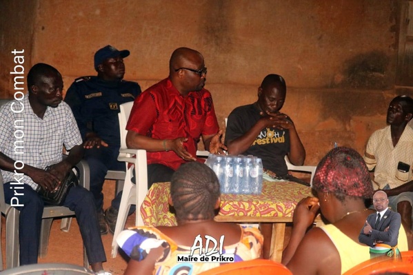 De jour comme de nuit, le maire Isac Adi multiplie les rencontres avec la base. De jour comme de nuit, le maire Isac Adi multiplie les rencontres avec la base.