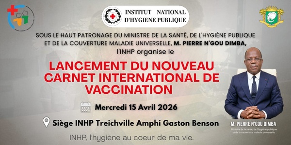 La Côte d'Ivoire lance un nouveau carnet de vaccin. La Côte d'Ivoire lance un nouveau carnet de vaccin.
