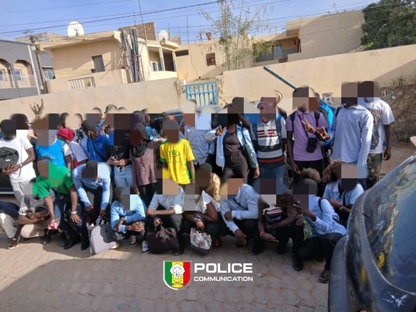 Photo : Police communication Sénégal. Photo : Police communication Sénégal.