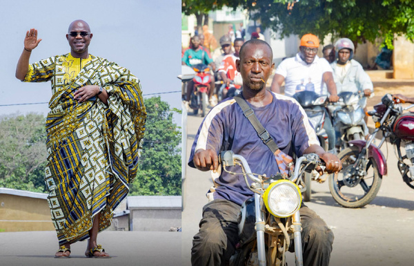Habillé en chef Akan, au son des chants et danses de réjouissance, c’est dans cette ambiance que le député de Kani a fait son entrée à N’Gbokro, au milieu du ronronnement d’une centaine de motos venues l’accueillir.