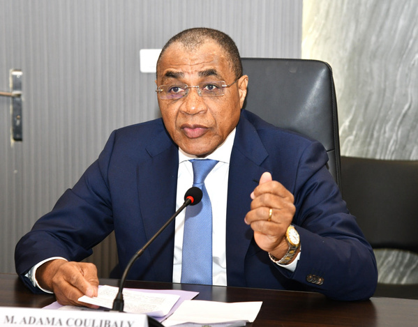 Le ministre Adama Coulibaly