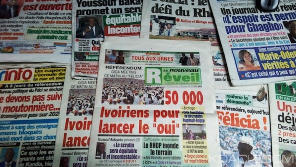 La presse ivoirienne agonise.
