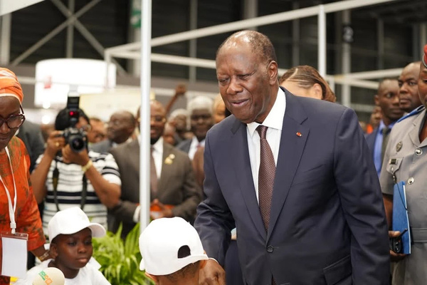 Le Président Alassane Ouattara était à la cérémonie d'ouverture du SILA 2026.