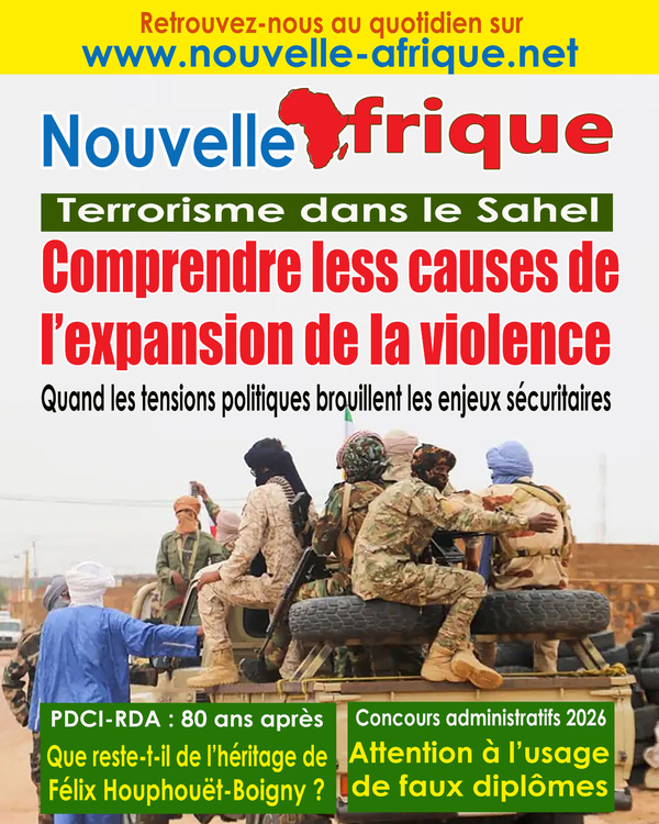 Le magazine Nouvelle Afrique en version PDF  sur www.pressecotedivoire.ci