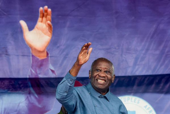 Laurent Gbagbo a Abidjan. Laurent Gbagbo a Abidjan.