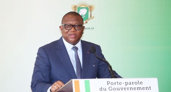 Le ministre Amadou Couliblay, porte parole du gouvernement.