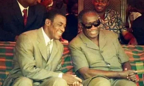 Laurent Gbagbo (à droite) et Affi N'Guessan. Laurent Gbagbo (à droite) et Affi N'Guessan.