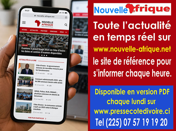Toute l’actualité en temps réel sur Nouvelle Afrique, le site de référence pour s’informer chaque heure. Toute l’actualité en temps réel sur Nouvelle Afrique, le site de référence pour s’informer chaque heure.