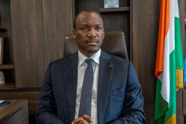 Le ministre Touré Mamadou. Le ministre Touré Mamadou.