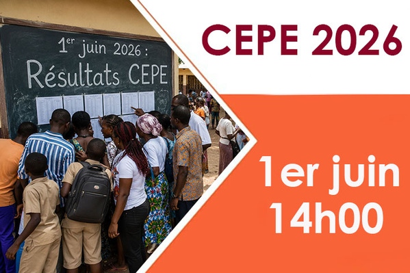 Les résultats du CEPE attendus le 1er juin a 14h00.