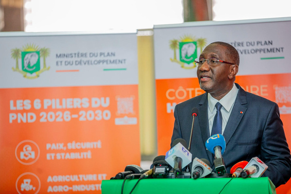 Souleymane Diarrassouba a présenté les grands axes du PND 2026-2030. Souleymane Diarrassouba a présenté les grands axes du PND 2026-2030.