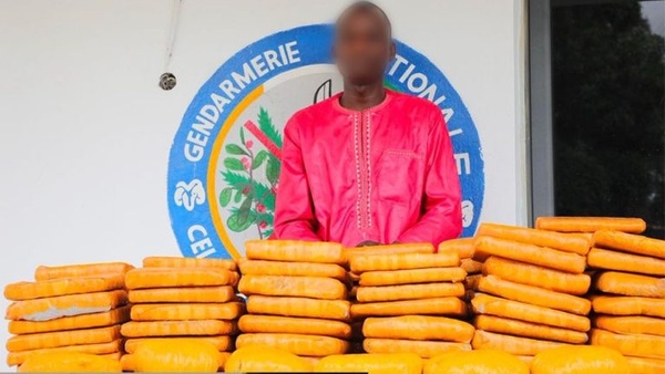 Yamoussoukro–Sinfra : 102 kg de drogue saisis par la gendarmerie à Akpessékro Yamoussoukro–Sinfra : 102 kg de drogue saisis par la gendarmerie à Akpessékro