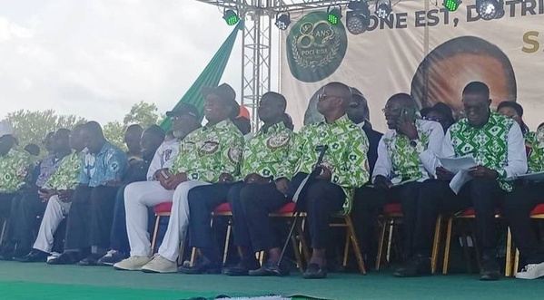 Le Pdci-Rda commémore ses 80 ans au stade Henri Konan Bédié d'Abengourou. Le Pdci-Rda commémore ses 80 ans au stade Henri Konan Bédié d'Abengourou.