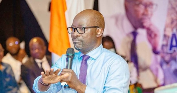 Charles Blé Goudé, président du Congrès panafricain pour la justice et l’égalité des peuples (COJEP)