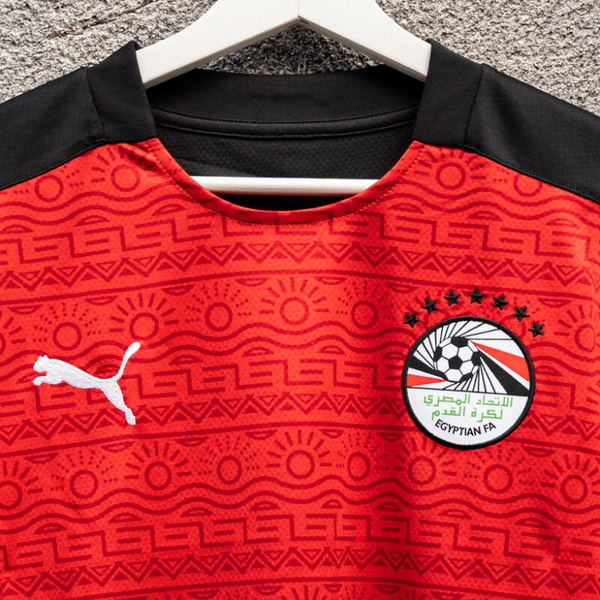 Maillot de l'Egypte avec ses 7 étoiles.