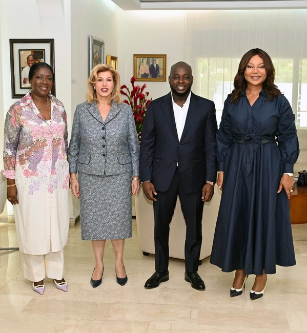 Children Of Africa : Dominique Ouattara et Nassénéba Touré font le point sur le prochain gala Children Of Africa : Dominique Ouattara et Nassénéba Touré font le point sur le prochain gala