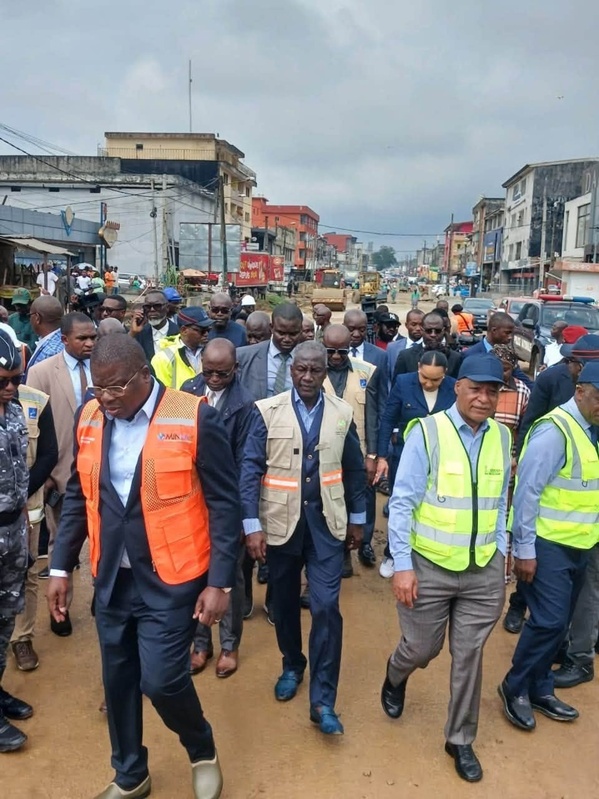 Une délégation conduite par le ministre Amédée Kouakou a visité les infrastructures.