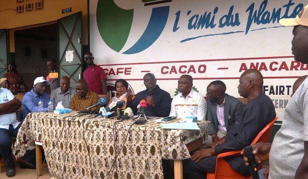 À Daloa, les producteurs de café-cacao du Haut-Sassandra privilégient le dialogue face à l’appel à la grève du SYNAP-CI.