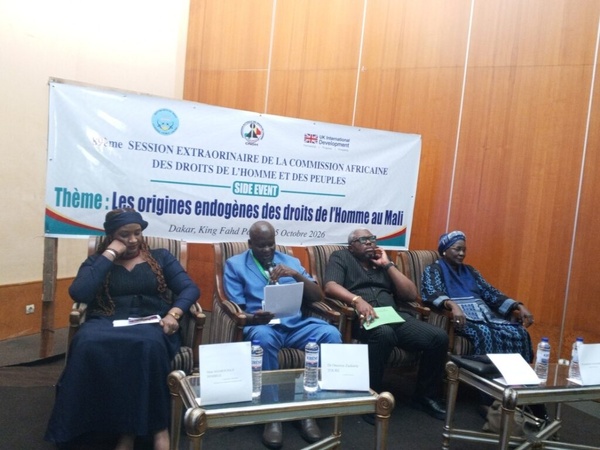 Mali : les racines africaines des droits humains au cœur d’un panel à Dakar