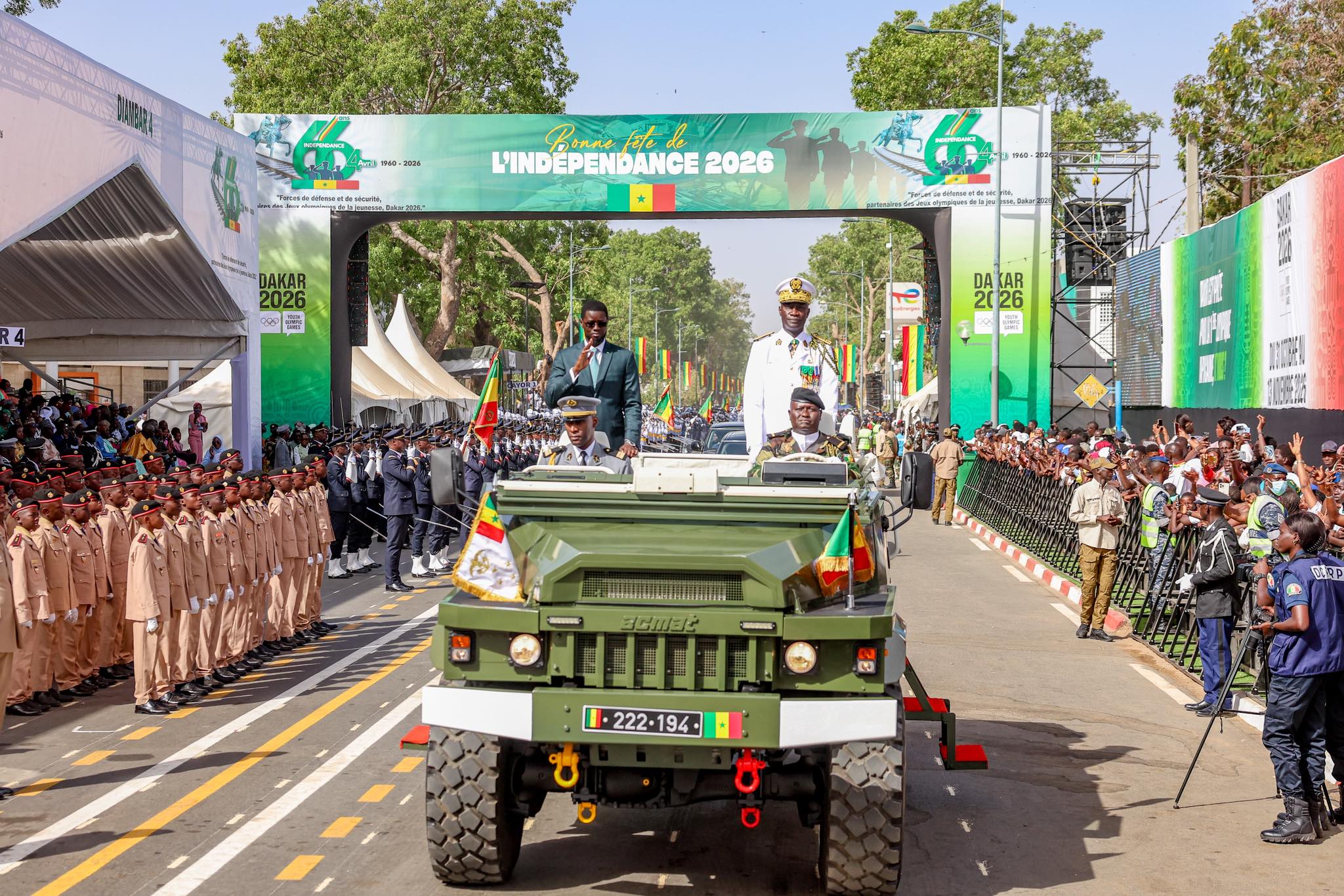 Sénégal, défilé du 4 avril 2026 a Thiès
