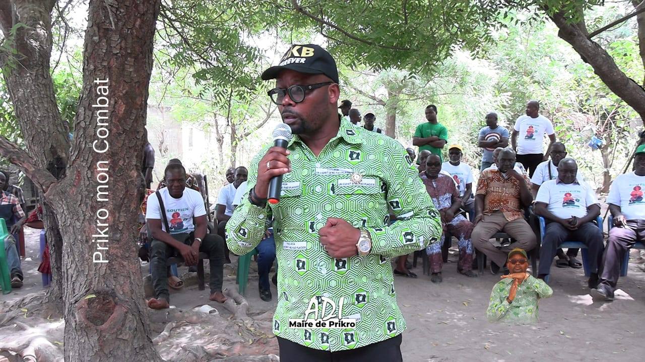 Isac Adi, Maire de Prikro.