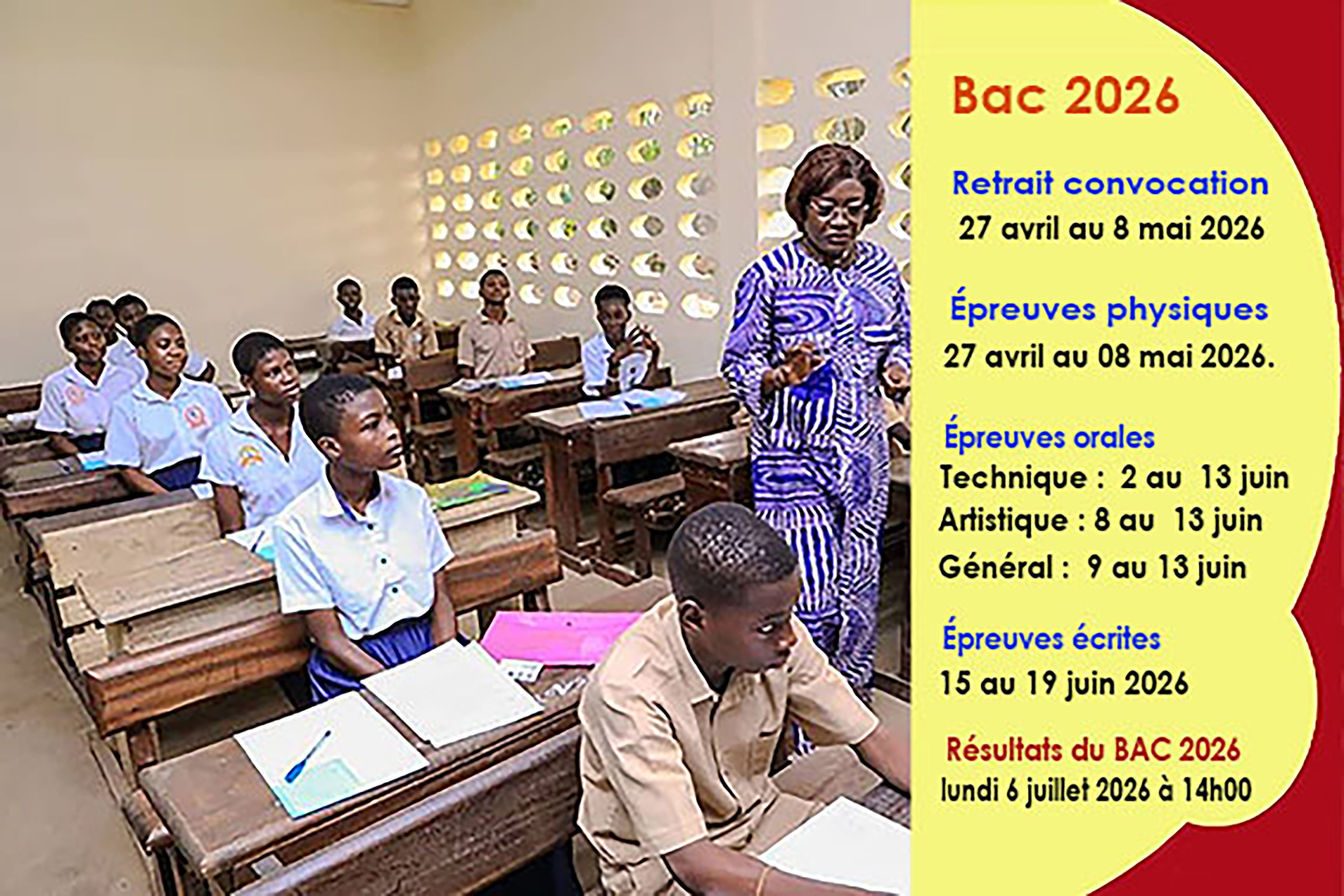 Le retrait des convocations pour le Bac 2026 en Côte d'Ivoire s'effectue en ligne sur le portail officiel de la DECO