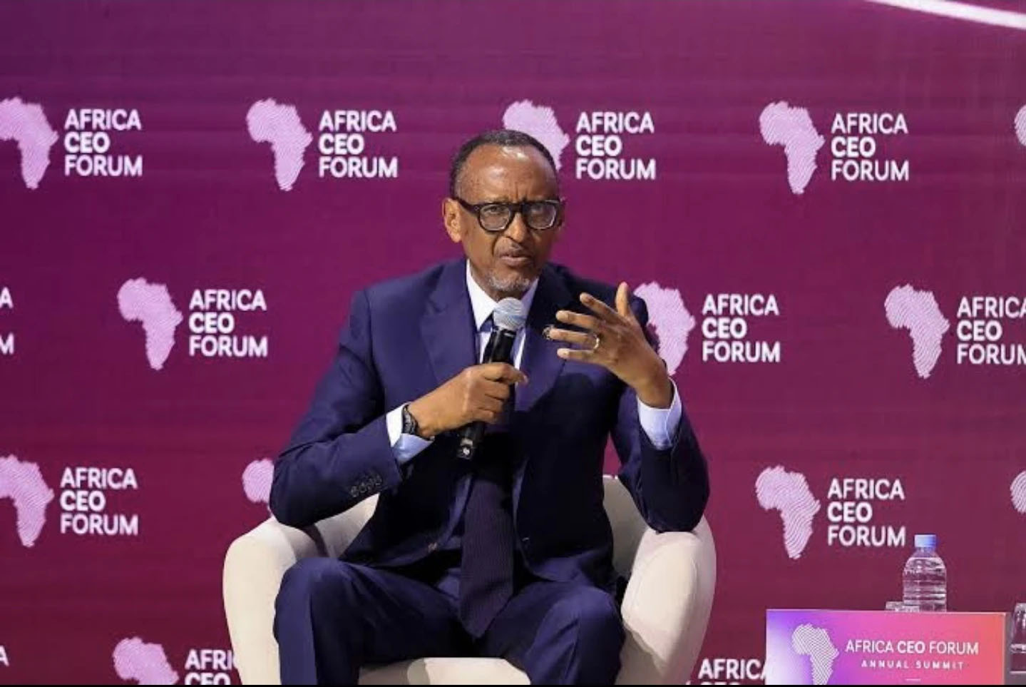 Le président Paul Kagamé
