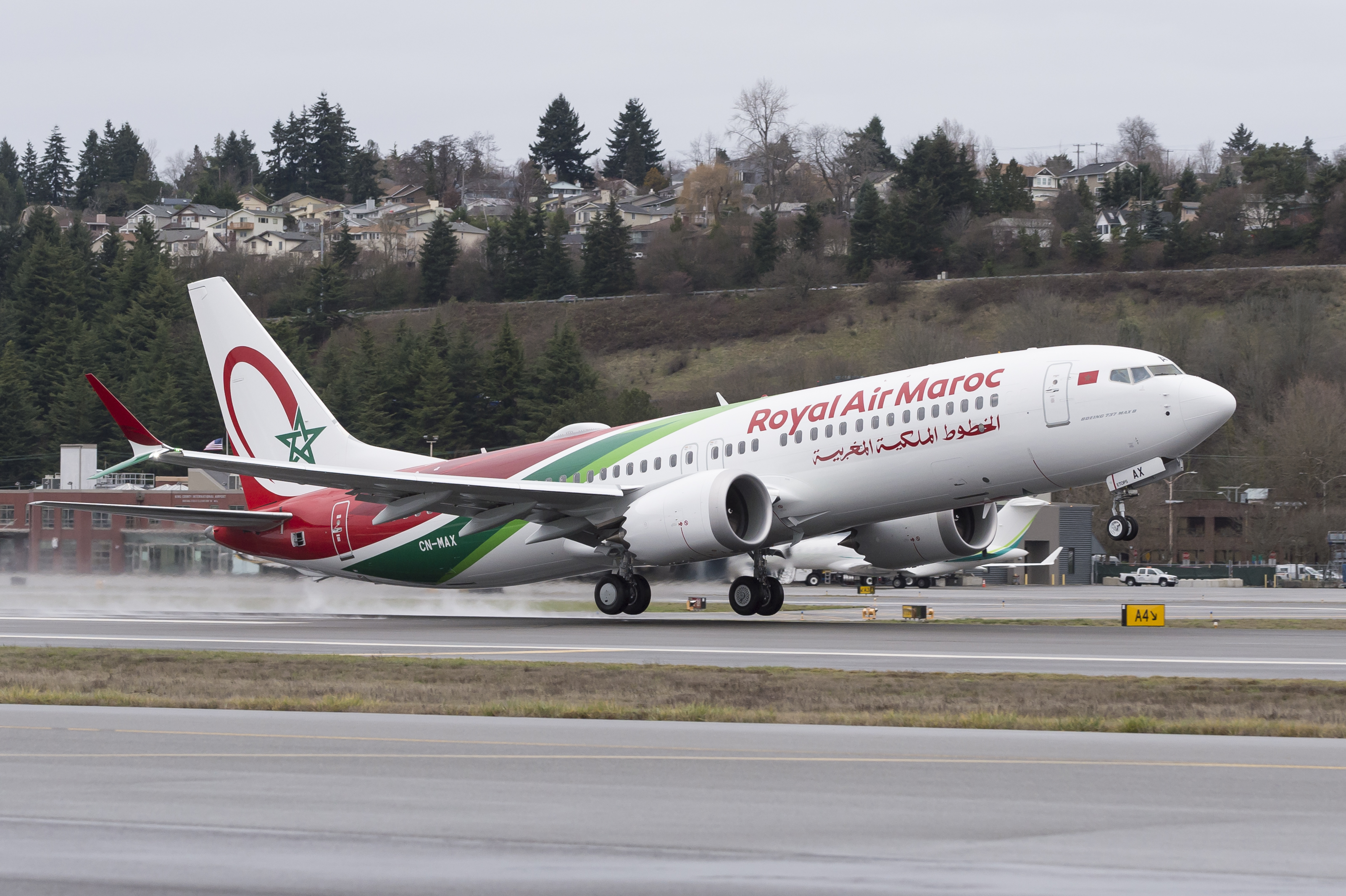 Un appareil de Royal Air Maroc