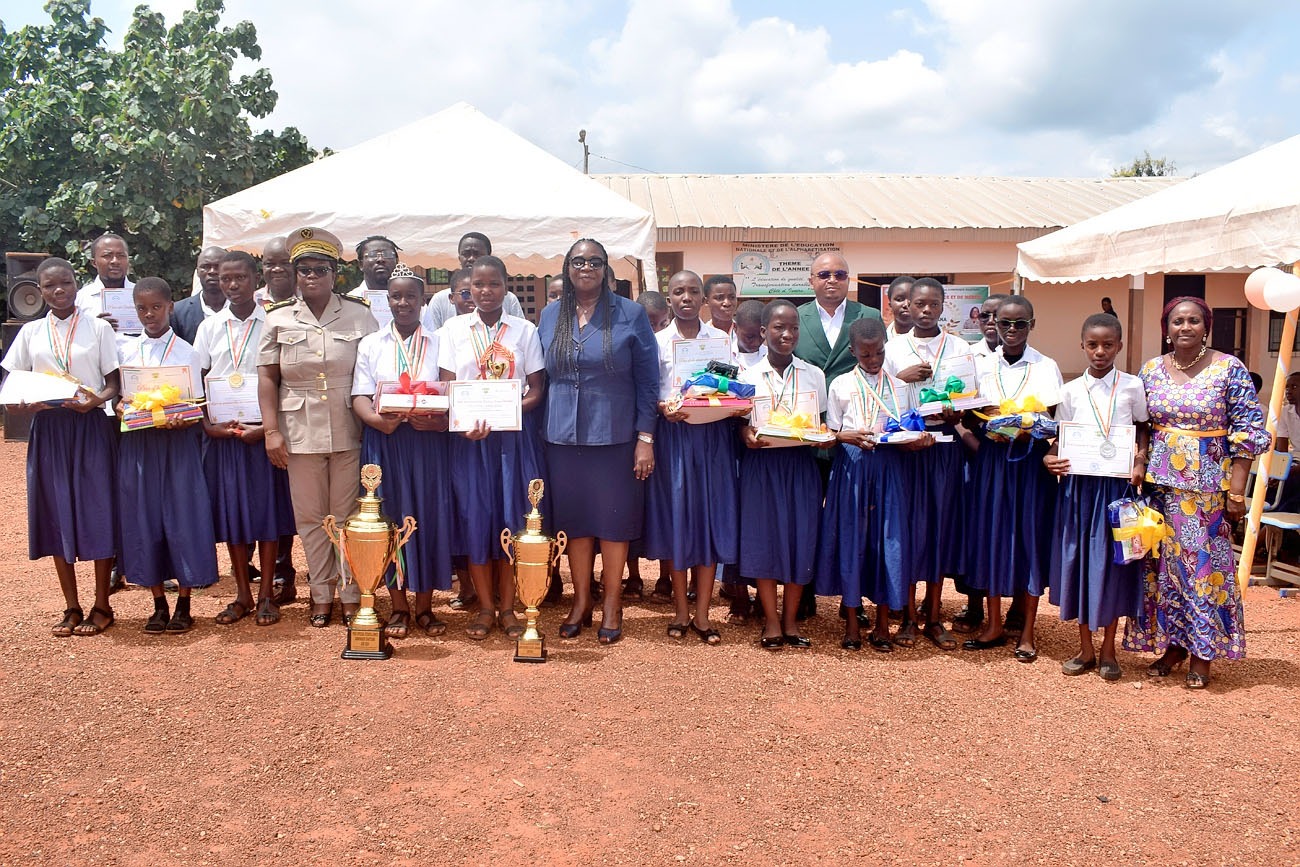 Guiglo : l’excellence scolaire à l’honneur au Collège Jeunes Filles Dominique Ouattara de Yaoudé