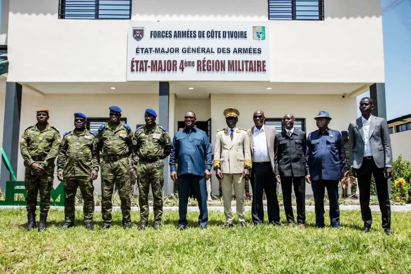 Korhogo : Téné Birahima inaugure de nouvelles infrastructures militaires pour renforcer la sécurité dans le Nord