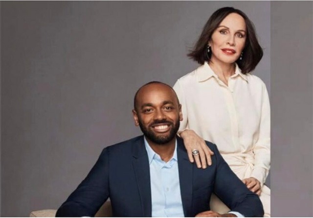 Sylvia Bongo et son fils Noureddin Bongo