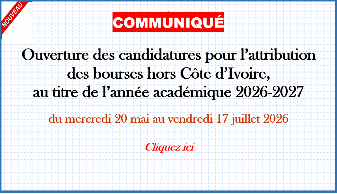 Bourses d’études à l’étranger 2026-2027 : les inscriptions ouvertes pour l’enseignement technique
