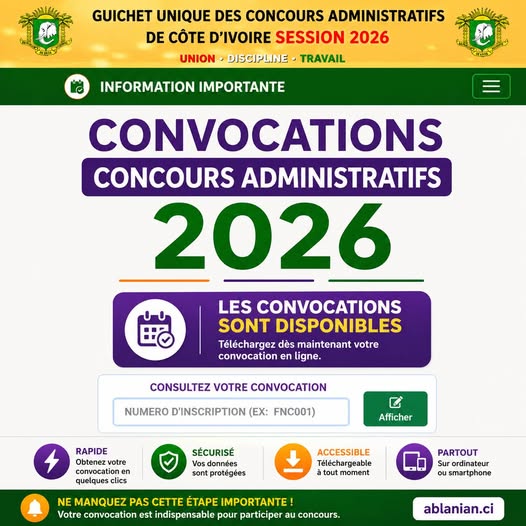 Les convocations sont déjà disponibles sur le site de la fonction publique.