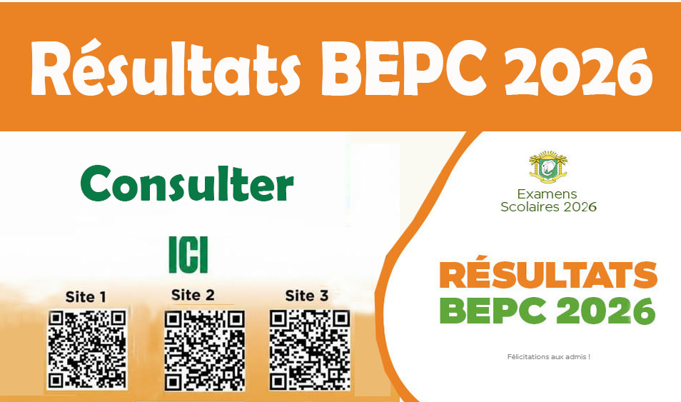 Résultats BEPC 2026 disponible ce 16 juin.