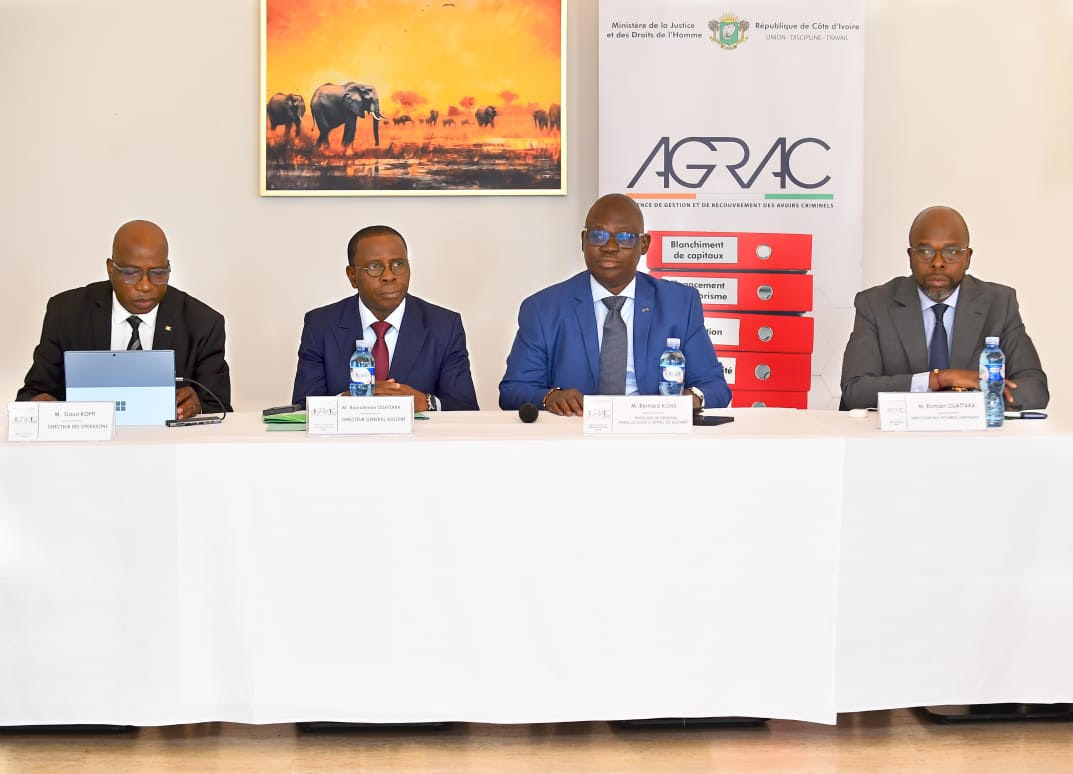 Enquêtes financières, saisies et confiscations des avoirs criminels : l'AGRAC outille les acteurs judiciaires de Bouaké