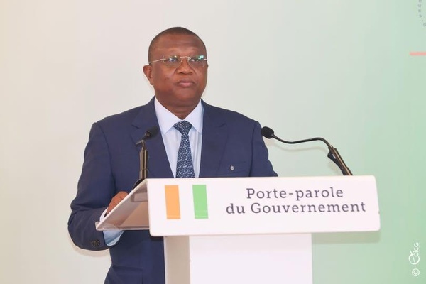 Amadou Coulibaly, porte-parole du gouvernement ivoirien.