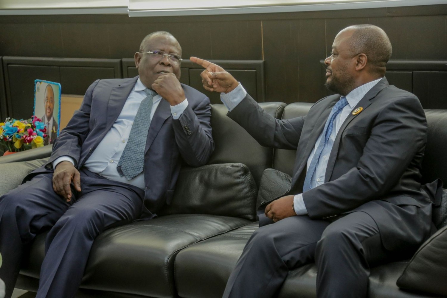 Cissé Bacongo et Sylvestre Emmou