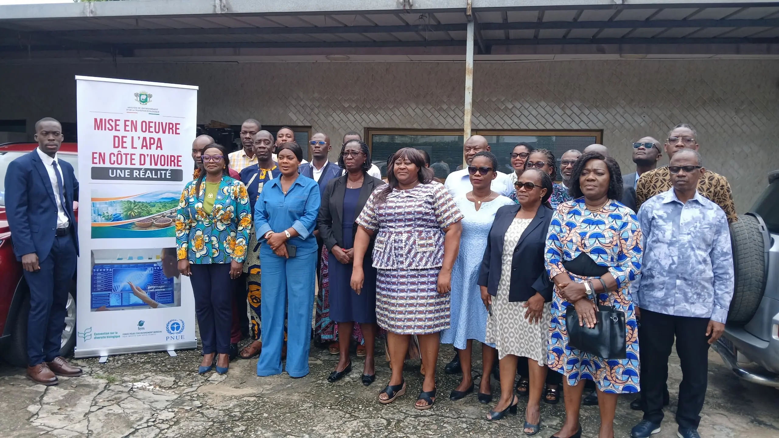 Atelier à Cocody-Attoban validant le premier rapport sur le Protocole de Nagoya en Côte d’Ivoire...