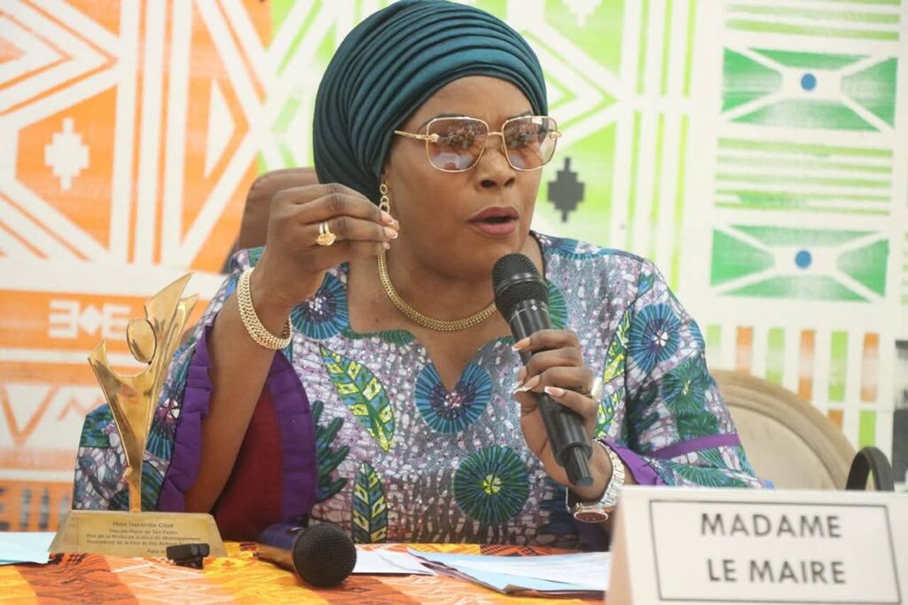 Madame Nakaridja Keïta épouse Cissé, maire de San Pedro.