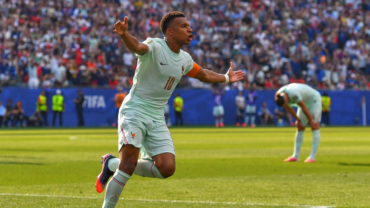 Kylian Mbappé a ouvert le score pour l'équipe de France