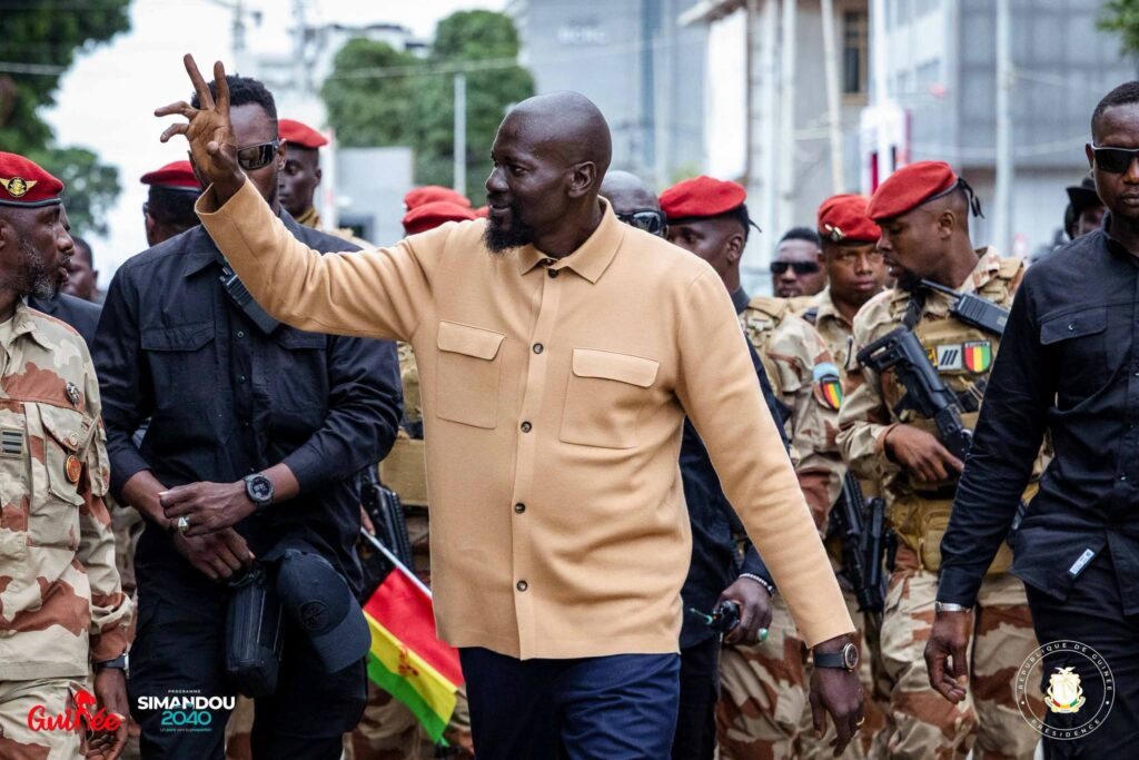 Le Président Mamadi Doumbouya de retour en Guinée