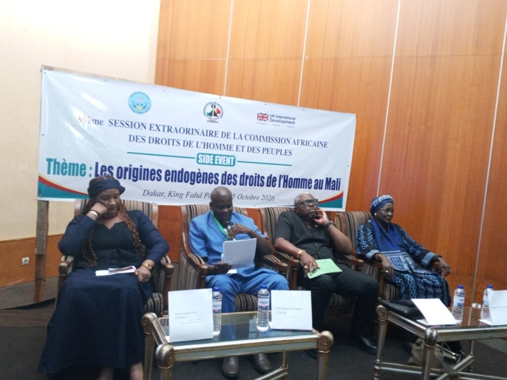 Mali : les racines africaines des droits humains au cœur d’un panel à Dakar