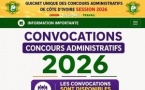 Concours administratifs 2026 : les épreuves débutent le 27 juin, téléchargez vos convocations en ligne.