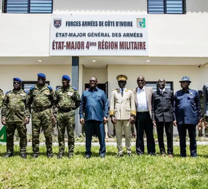 Korhogo : Téné Birahima inaugure de nouvelles infrastructures militaires pour renforcer la sécurité dans le Nord